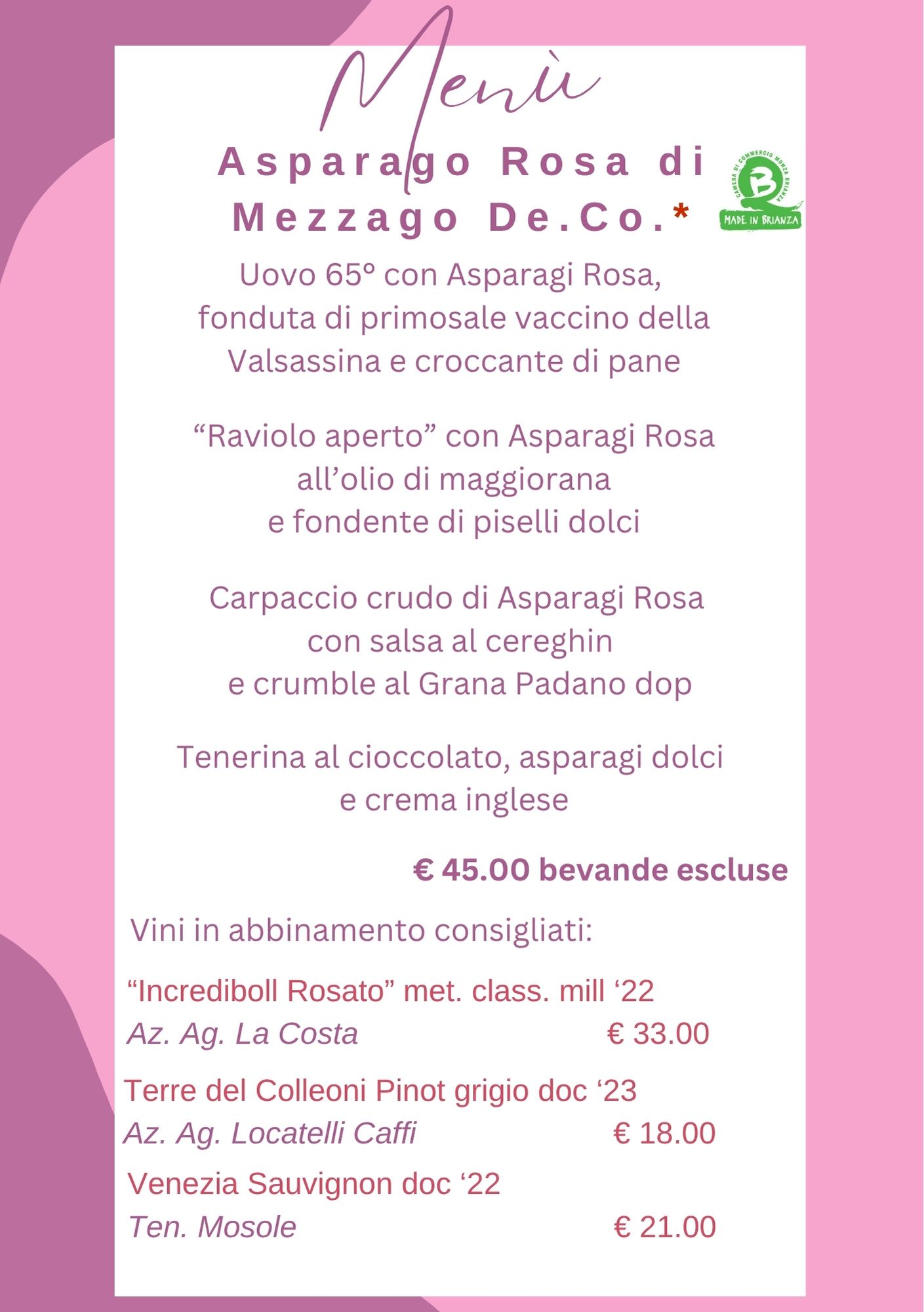 ASPARAGO ROSA DI MEZZAGO
