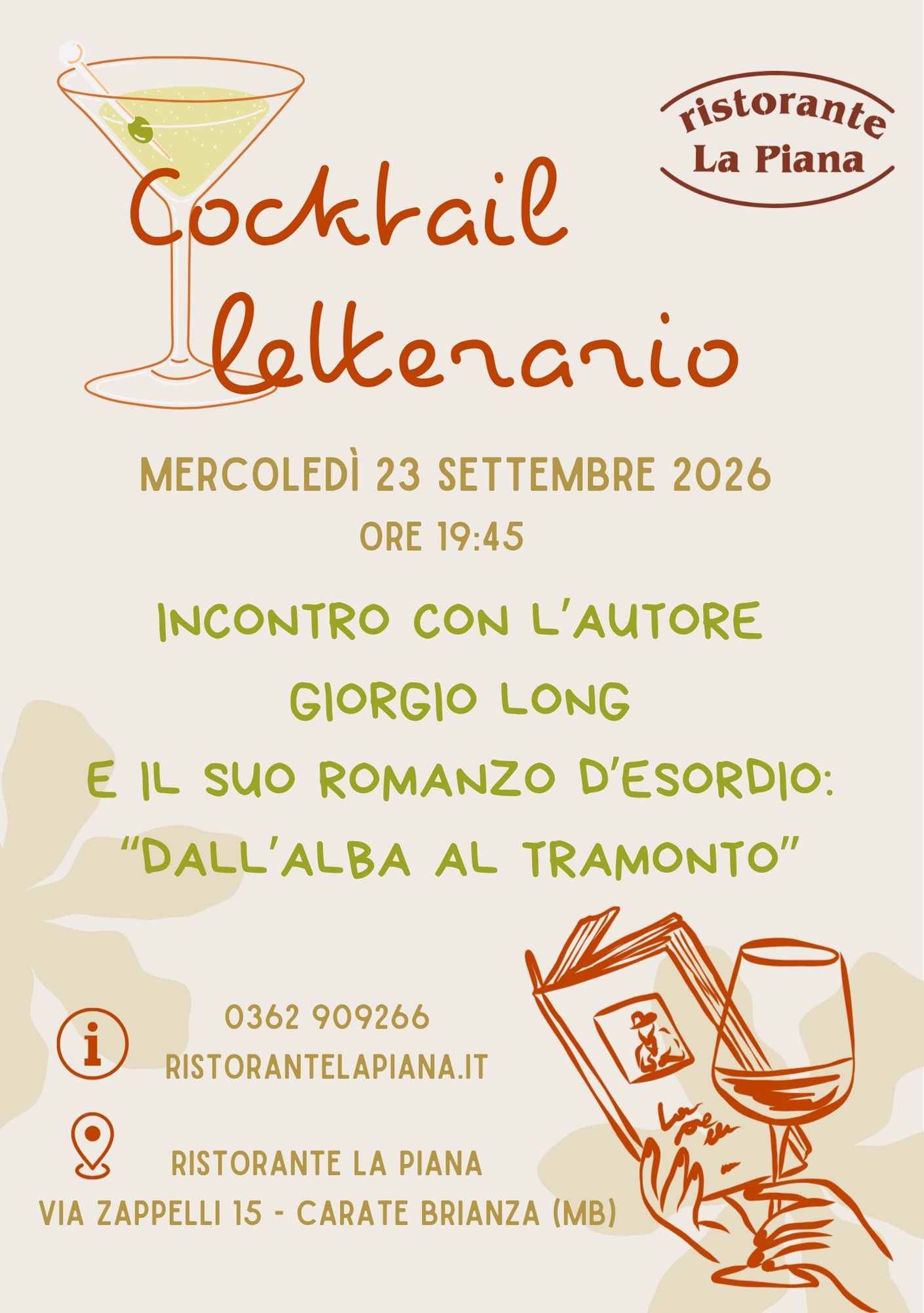 COCKTAIL LETTERARIO